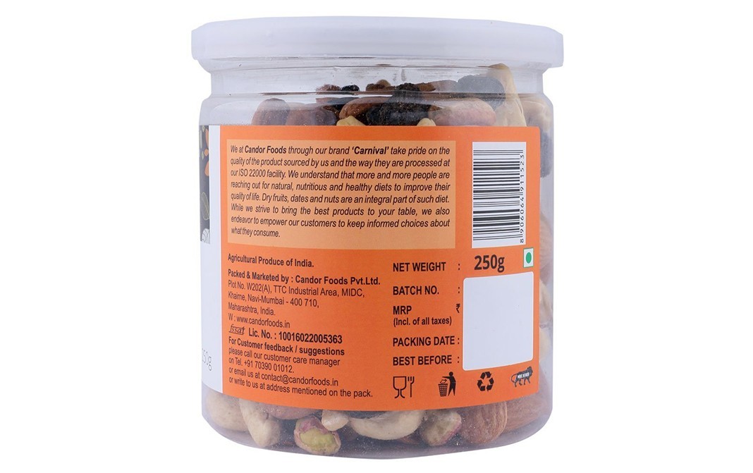 Carnival Cocktail Mix    Plastic Jar  250 grams